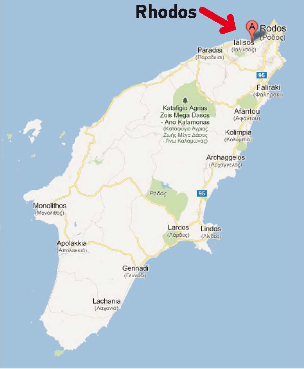 Landebahn Rhodos Rhodos - Reizen Patteeuw Moorslede - Dagreizen - Begeleide ...