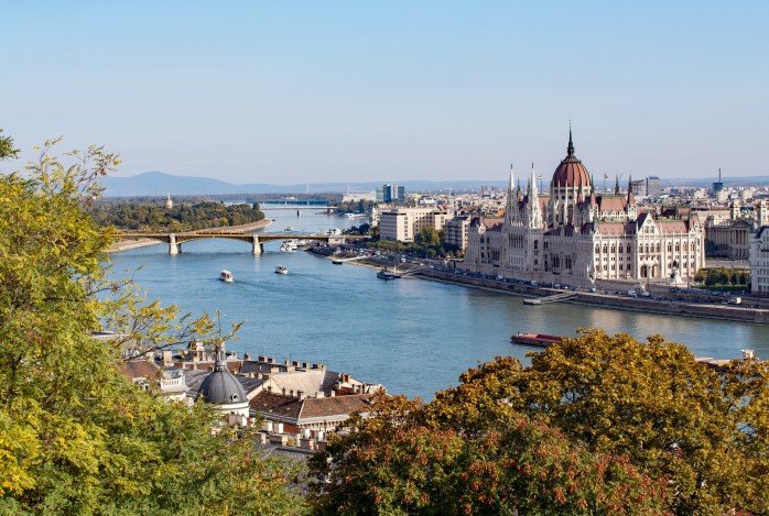 De hoofdsteden langs de Donau